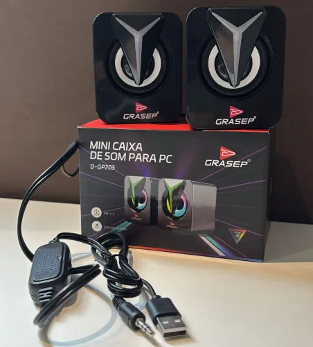 CAIXA DE SOM PARA PC E NOTEBOOK 