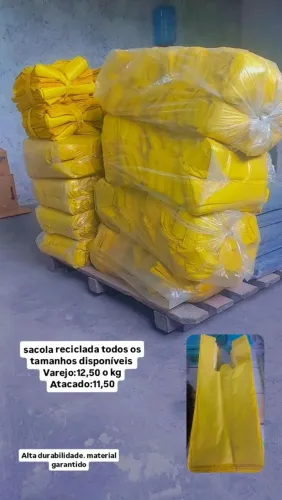 Sacolas reciclada