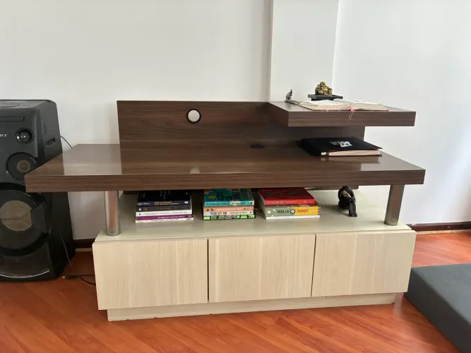 Rack/Bancada em MDF e revestido com laminado
