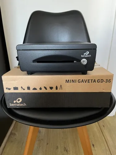 Gaveta De Dinheiro Bematech Gd-36 Mini Automática E Manual (Usado)