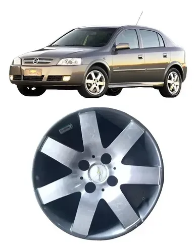 Roda Liga-leve Chevrolet Astra Elegance 4 Furos Aro 15 Prateado