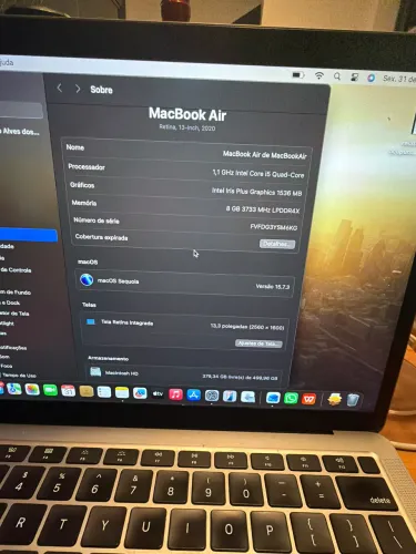 Mac book air 13 de retina 2020