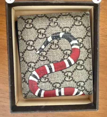 Carteira Gucci Supreme Kingsnake