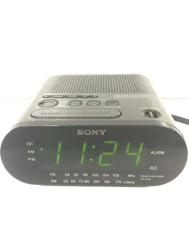 radio relogio antigo sony