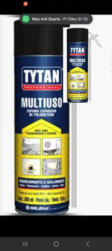Espuma expansiva Tytan