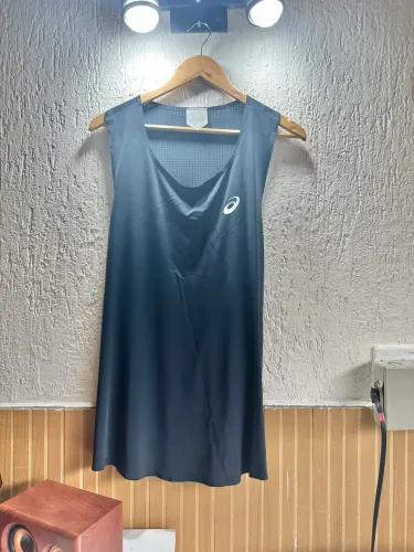 Singlet Asics Preta Profissional TAM G regata Singlet Asics Preta Profissional TAM G