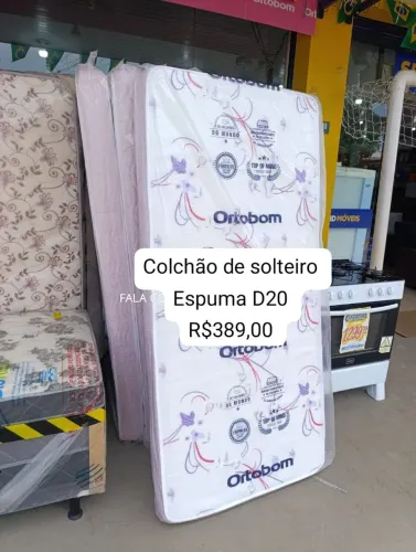 Colchão de solteiro Espuma R$389,00 Ortobom