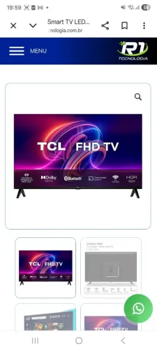 Smart TV TCL. 43 polegadas. 6 meses de uso