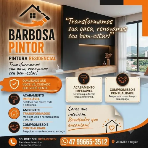 Pintor residencial Joinville