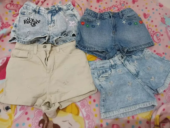 short infantil 6 anos