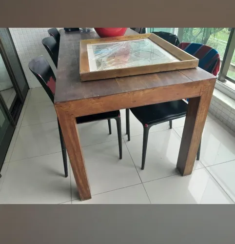 Mesa de Madeira retangular 
