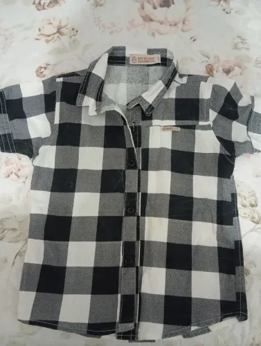 Camisa xadrez infantil