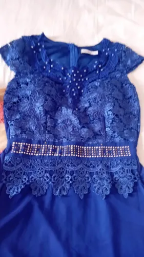 vestido de festas azul royal