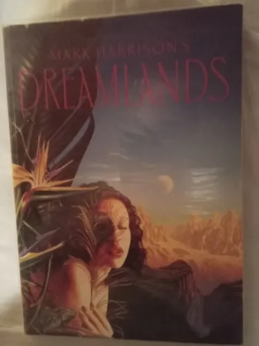 ?Dreamlands?, livro de arte fantástica de Mark Harrison, edição inglesa, 1990, Est. Novo