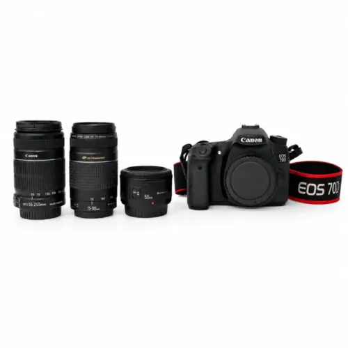 Kit Canon 70D + Lentes
