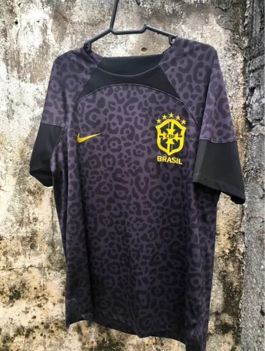 Camisa de goleiro Brasil Onça-Pintada Nike 2022/2023 Masculina