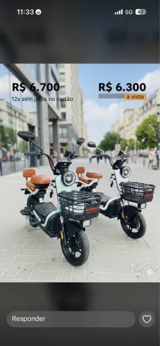 Bicicleta elétrica 