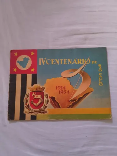 ÁLBUM DE FIGURINHAS DO IV CENTENÁRIO DE SÃO PAULO COMPLETO