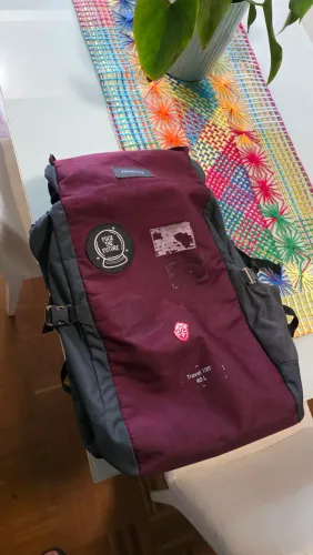 Mochila Forclaz Travel 100 40L Vermelha