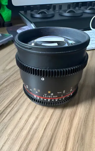 Rokinon 85mm T1.5 Cine Ds Lente Para Canon Ef Canon Ef Preto (Usado)Rokinon 85mm T1.5 Cine