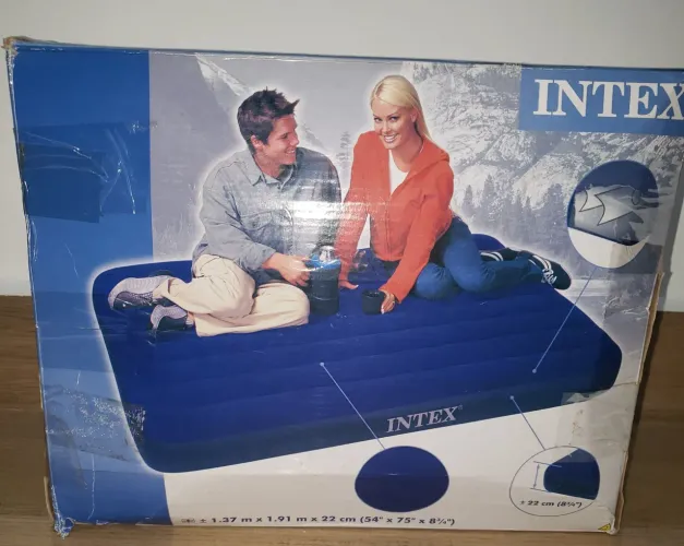 Colchão Clássico Intex Veludo Inflável Casal Usado