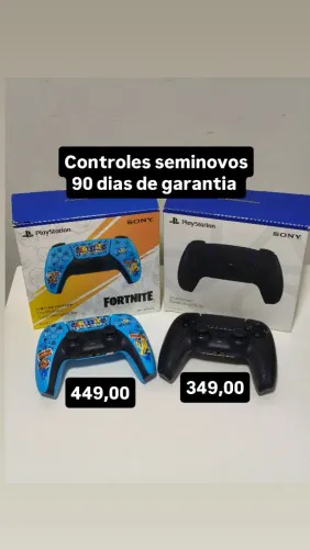 Controle PS5 dual Sense semi-novos