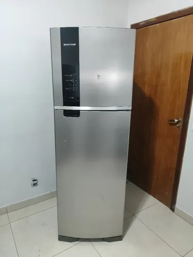 Geladeira Brastemp inox 400 litros Frost Free