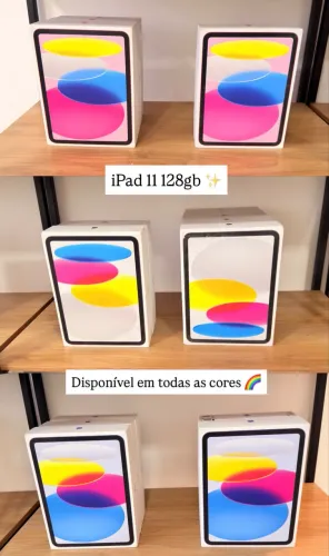 IPad 11 128GB lacrado pronta entrega com 1 ano de garantia Apple