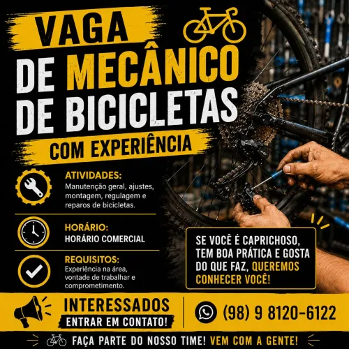 Vaga mecânico de bicicletas 