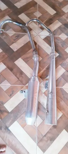 2 escapamento pra moto 