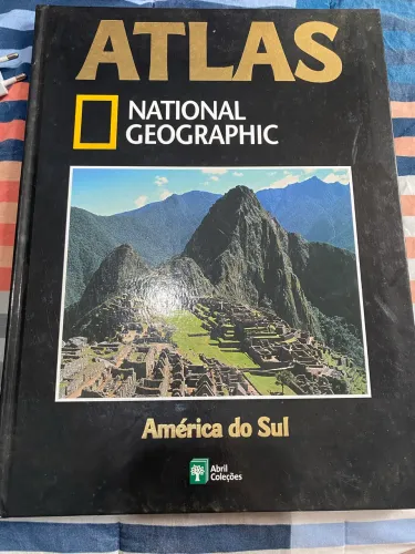 Livro Atlas National Geographic América do Sul