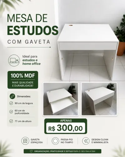 MESA DE ESTUDOS / HOME OFFICE