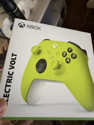 controle xbox verde limão