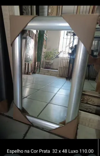 Espelho Luxo Madeira pura