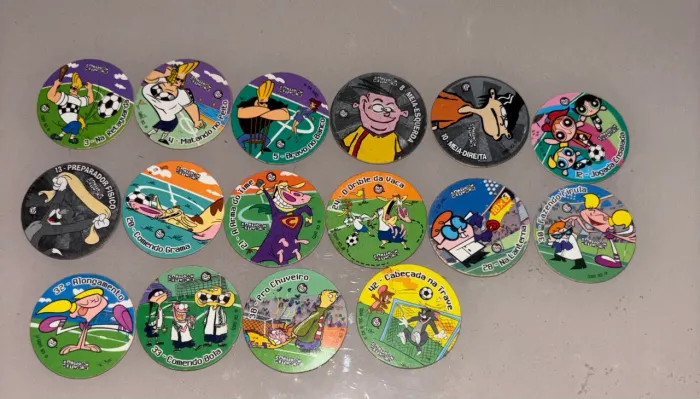 Lote 16 Tazos Copa Toon Elma Chips 2002