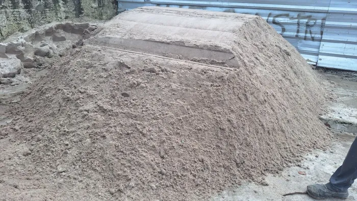 Areia fina e media com 12m³