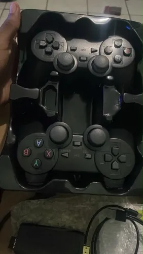 Jogo de vídeo Gamer Stick 4k M8 para televisão com 02 controladores