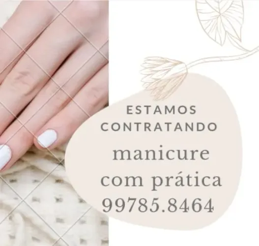 Contratamos manicure!