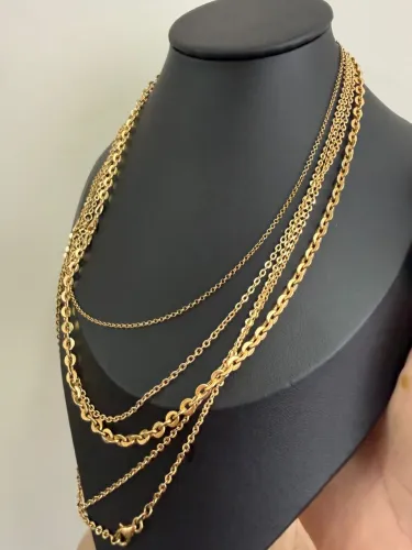 Correntes Femininas de ouro 18k procedência garantia eterna