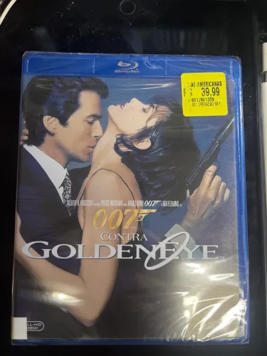 Bluray 007 Contra GoldenEye (GoldenEye, 1995) - Original lacrado de fábrica, raro.