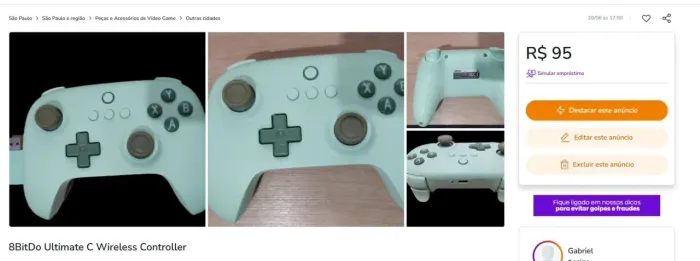 Vendo: 8BITDO ULTIMATE C WIRELESS CONTROLLER
