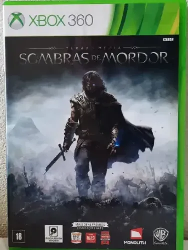 jogo xbox 360 Original Sombras de Mordor (shadow of mordor) funcionando Conservado