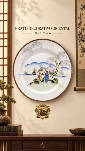 Prato decorativo oriental