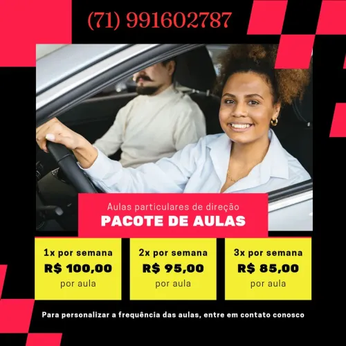 Aulas de direção avulsas 