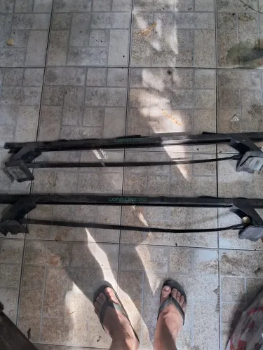 Suporte rack de teto carro palio 4 portas.