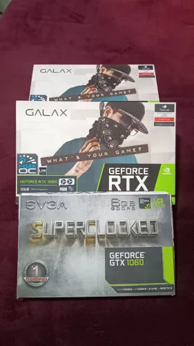 3-Placas de vídeo em ótimo estado