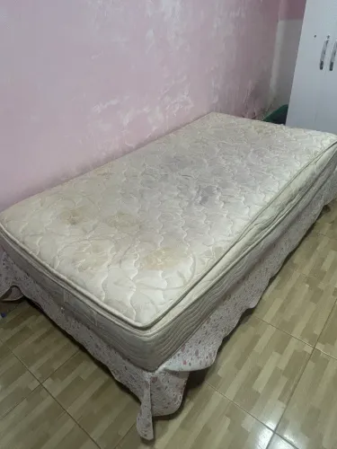 Cama base+colchão Viuvão