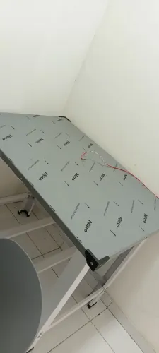 Mesa tampo inox 1m x 70 cm