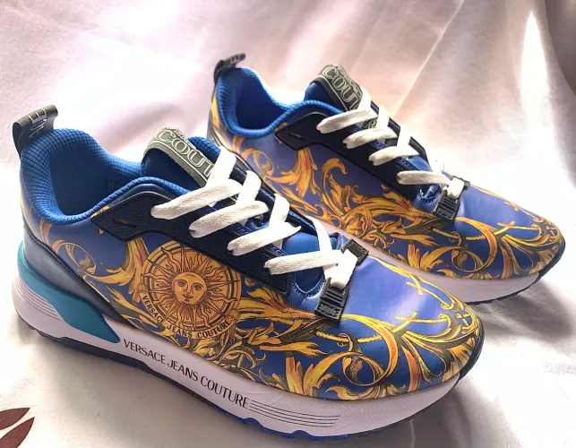 Tênis Versace Jeans Couture Barroco Original Raro BR 40 Modelo Exclusivo