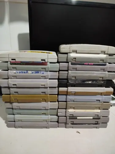 Lote de 21 Jogos para Super Nintendo